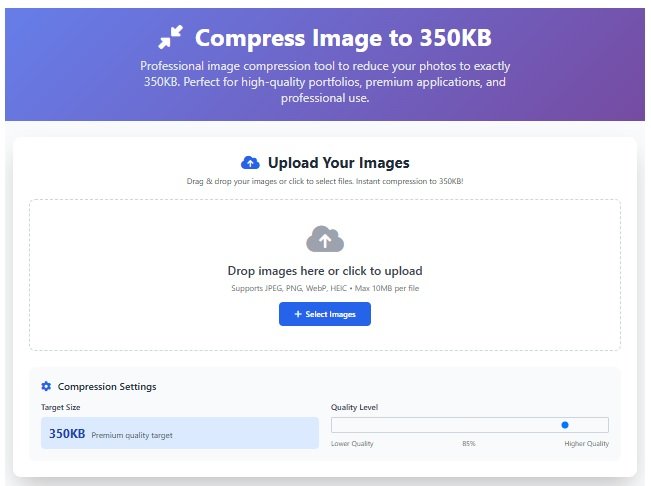 Compress image to 350KB