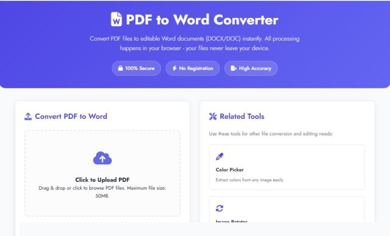 PDF to Word Converter