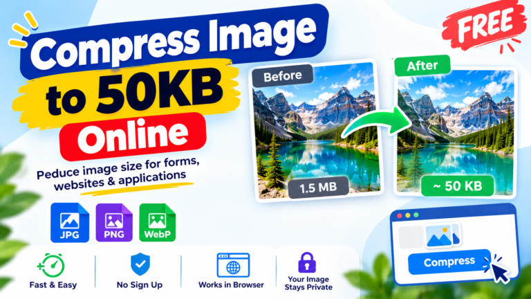 Compress Image to 50KB Online