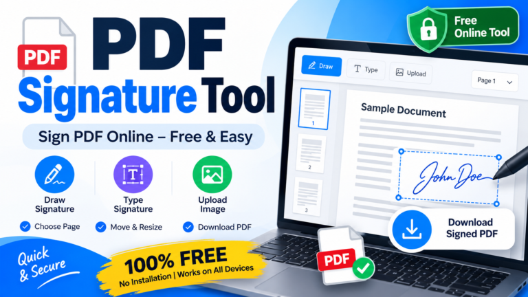 Free PDF Signature Tool