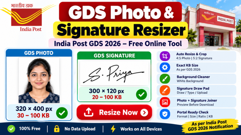 GDS Photo Signature Resizer